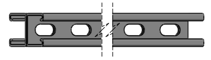 STRUT CHANNEL 1-5/8'' BACK-TO-BACK X 10' X 12G SLOTTED G90