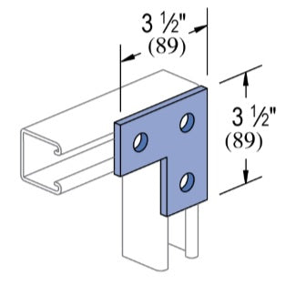 3 HOLE  FLAT FITTING HDG