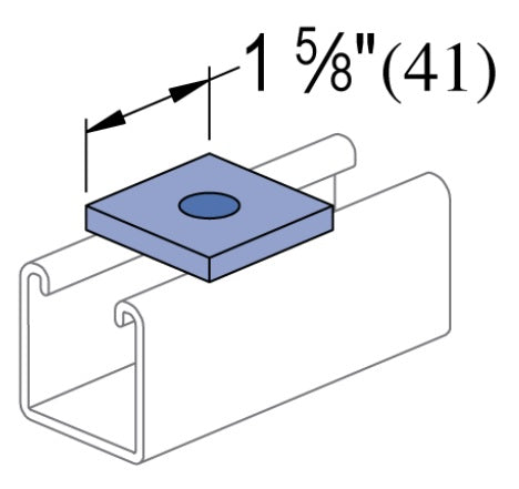 5/16 X 1-5/8 SQUARE WASHER SS316
