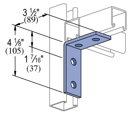 4 HOLE 90° ANGLE 4-1/8X3-1/2 HDG