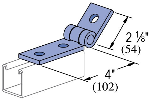 3 HOLE ADJUSTABLE HINGE ZINC