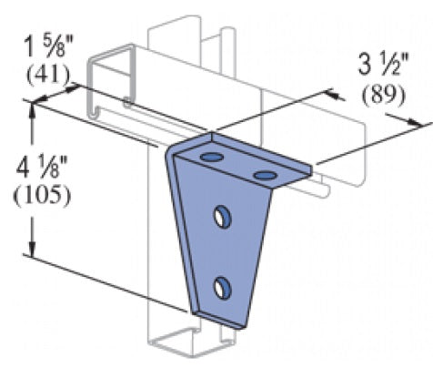 4 HOLE 90° ANGLE FITTING HDG