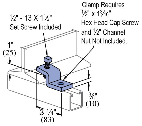 Z SHAPE BEAM CLAMP HDG