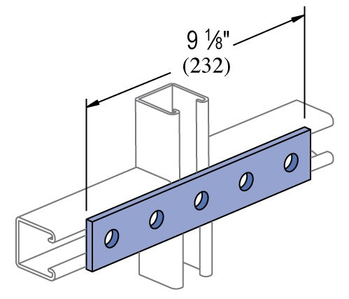 5 HOLE SPLICE PLATE HDG