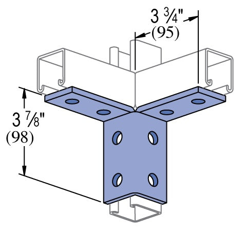 8 HOLE WING  FITTING HDG