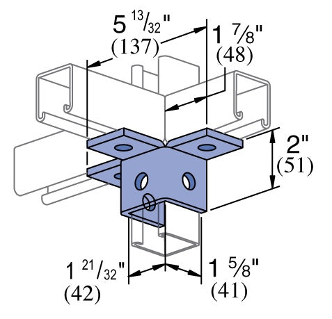 8 HOLE WING FITTING HDG