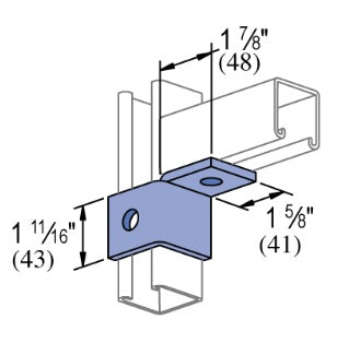 2 HOLE CORNER BRACKET RIGHT HAND HDG