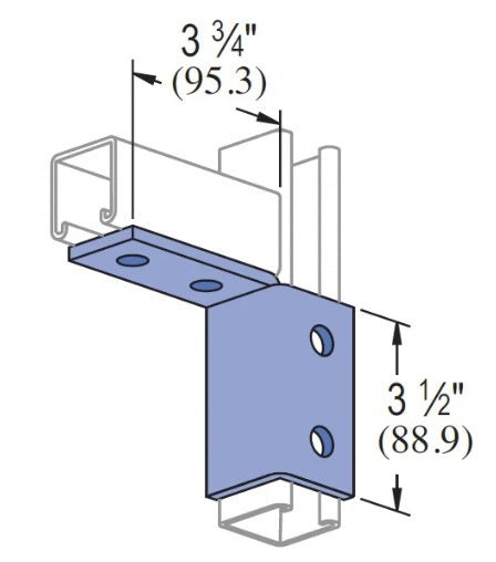 4 HOLE CORNER BRACKET LEFT HAND HDG