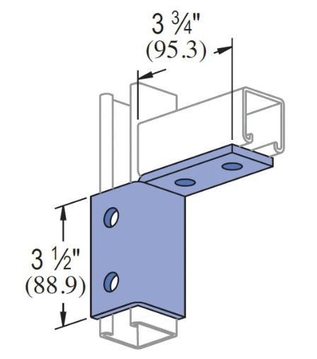 4 HOLE CORNER BRACKET RIGHT HAND HDG