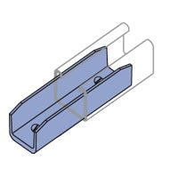 IN-CHANNEL JOINER (STRAIGHT) ZINC