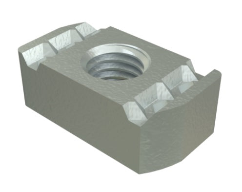 1/2 CHANNEL NUT 1/2 THICK NO SPRING SS304