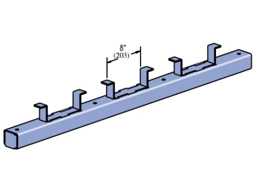 STRUT CONCRETE INSERT 1-5/8X1-5/8X20' 12G ZINC