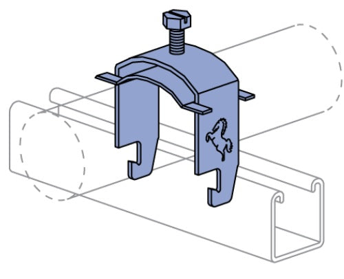 1/2-3/4 CABLE CLAMP RIGID ZINC